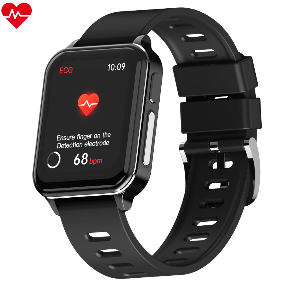 Coxsmart G10-RIG mit EKG, Herzfrequenz, Blutsauerstoff, Schlafüberwachung, Gesundheits-SmartWatch