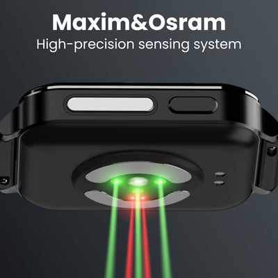 Coxsmart G10-RIG mit EKG, Herzfrequenz, Blutsauerstoff, Schlafüberwachung, Gesundheits-SmartWatch