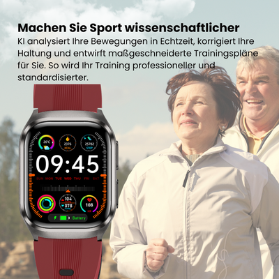 Coxsmart CXS17 Smartwatch mit Luftkissen-Blutdruckmessung