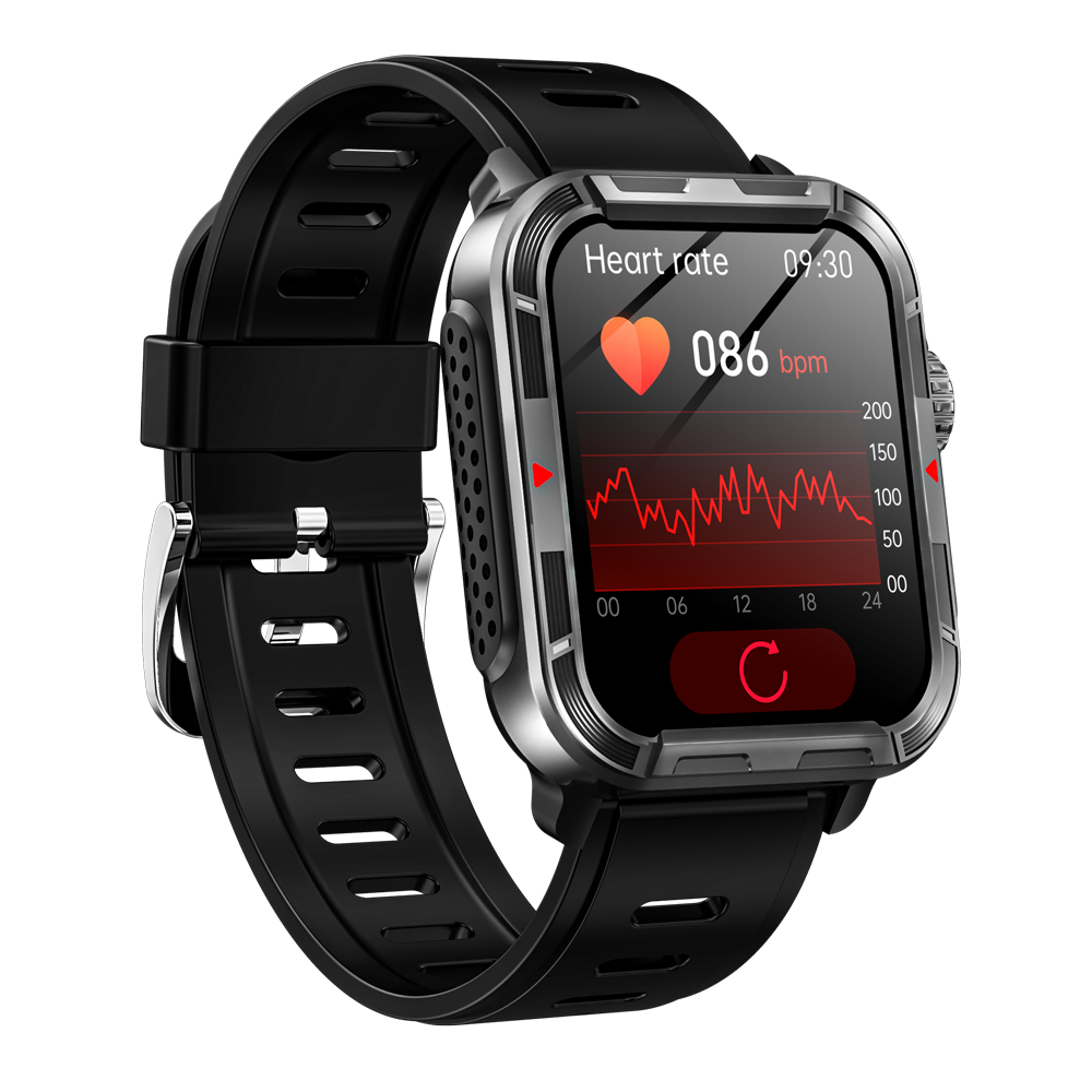 Coxsmart VEE PRO Rugged Sports Smartwatch for Body composition ECG Blood pressure heart rate monitoring- Health Companion