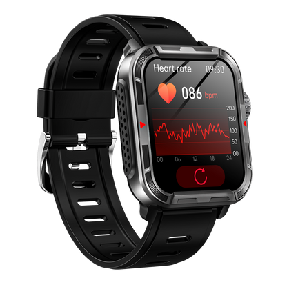 Coxsmart VEE PRO Rugged Sports Smartwatch for Body composition ECG Blood pressure heart rate monitoring- Health Companion