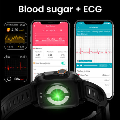 Coxsamrt Smartwatches VEE Blood Oxygen ECG Heart Rate Monitoring HRV  Smart Watch