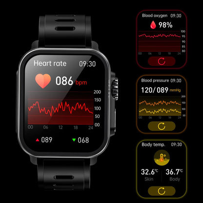 🔥The gift is free!Coxsamrt VEE Blood Oxygen ECG Heart Rate Monitoring Smart Watch - coxsmart