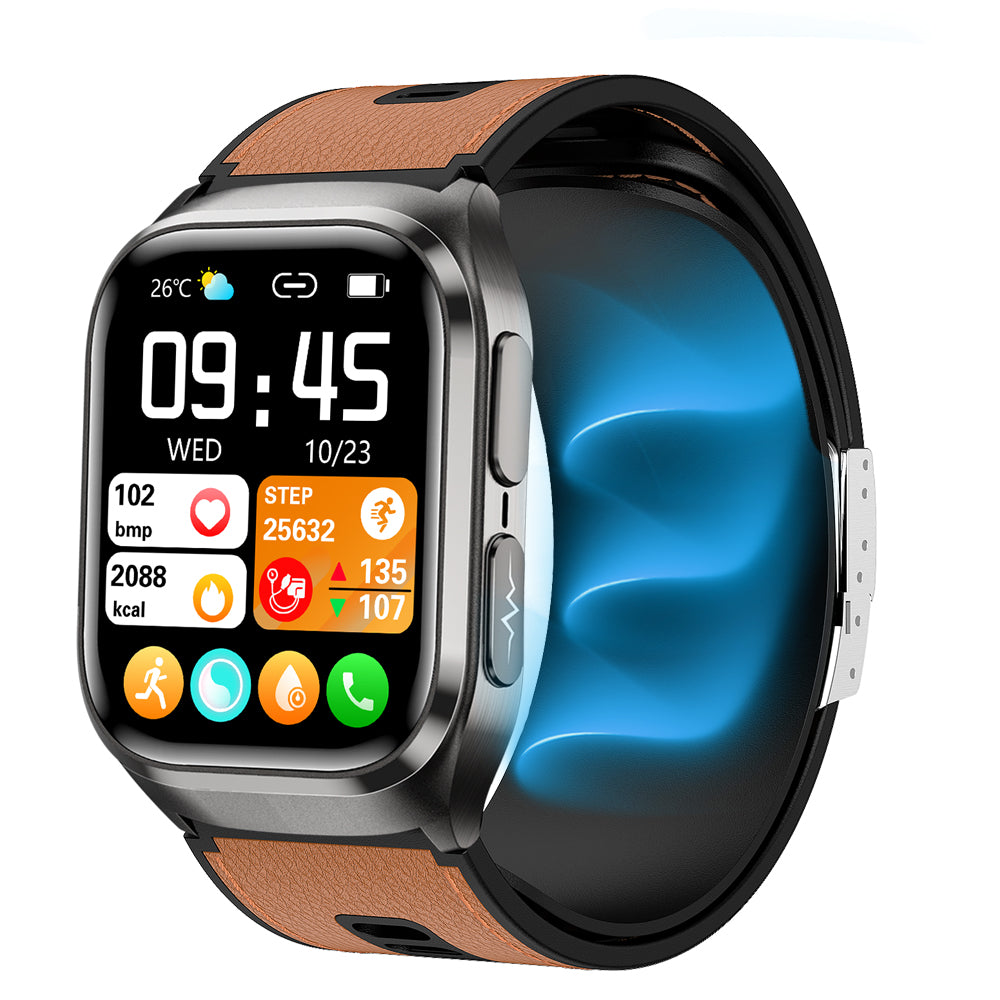 Coxsmart CXS17 Smartwatch mit Luftkissen-Blutdruckmessung